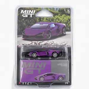 Mini GT 1/64 Lamborghini Revuelto Viola 30th Matte - Blister Paket MGT01121-BL