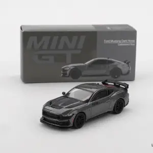 Mini GT 1/64 Ford Mustang Dark Horse 2024 Carbonized Gray - MGT00957