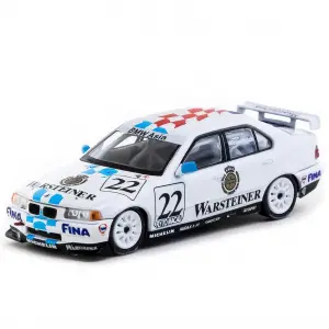 Tarmac Works WERK83 1/64 BMW 320i Macau Guia Race 1996 Joachim Winkelhock WK83-034h