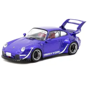 Tarmac Works 1/64 RWB 993 ARMY GIRL Blue - HOBBY64 T64-TL017-AG