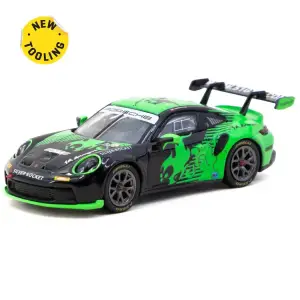 Tarmac Works 1/64 Porsche 911 GT3 Cup (992) Fire Monkey Motorsport - Tarmac Works X iXO Models HOBBY64 T64-093-FMM