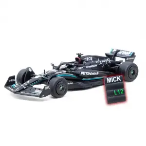 Tarmac Works 1/64 Mercedes-AMG F1 W14 E Performance Spanish Grand Prix Tyre Testing 2023 Mick Schumacher T64G-F064-MS1
