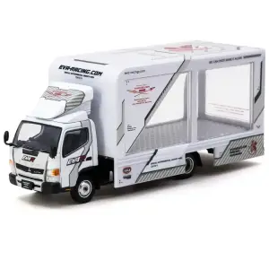 Tarmac Works 1/64 Mitsubishi Fuso Canter Mobile Display Truck EVA Racing - TRUCK64 T64T-TL002-EVA