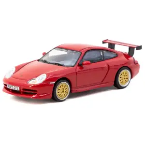 Tarmac Works 1/64 Porsche 911 GT3 type 996 Red T64G-069-RE