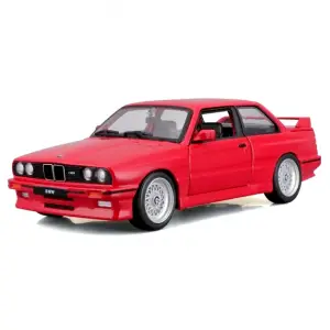 Bburago 1:24 1988 BMW 3 Series M3 - Kırmızı