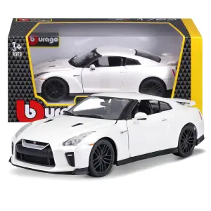 Bburago 1:24 2017 Nissan GT-R Diecast Model Araba Beyaz - 21082