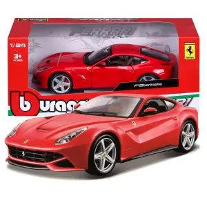 Bburago 1:24 Ferrari F12 Berlinetta Diecast Model Araba Kırmızı - 26007