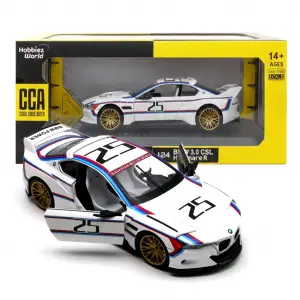 CCA 1:24 BMW 3.0 CSL Homemage R Diecast Model Araba - 68257A