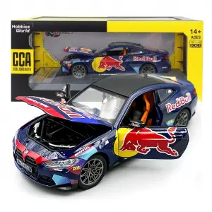 CCA 1:23 BMW M4 Red Bull Diecast Model Araba - 68292A