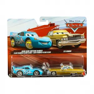 Disney Pixar Cars - Bling Bling Lightning McQueen & Tex Dinoco