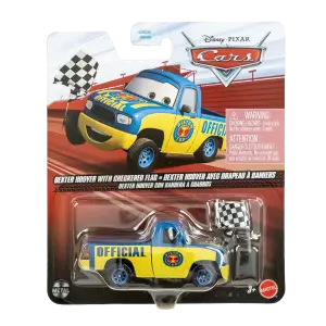 Disney Pixar Cars - Dexter Hoover With Checkered Flag