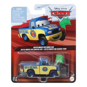 Disney Pixar Cars - Dexter Hoover With Green Flag
