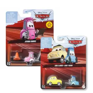 Disney Pixar Cars - Luigi & Guido ve Jessica Carvill - İkili Set