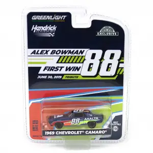 Greenlight 1/64 Hobby Exclusive 1969 Chevrolet Camaro, Alex Bowman First Win Tribute - 30497