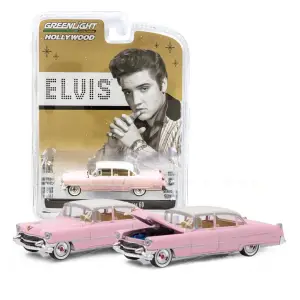 Greenlight 1/64 Hollywood Series 16 - Elvis Presley 1955 Cadillac Fleetwood Pink Cadillac 44760-C