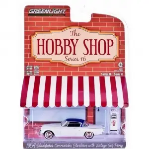 Greenlight 1/64 The Hobby Shop Series 16 - 1954 Studebaker Commander Starliner with Vintage 97160-B