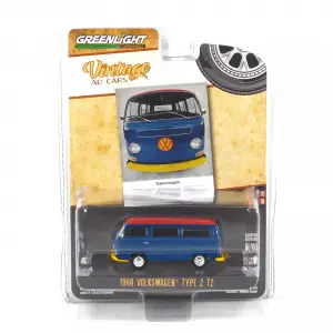 Greenlight 1/64 Vintage Ad Cars Series 10- 1968 Volkswagen Type 2 T2 39140-D