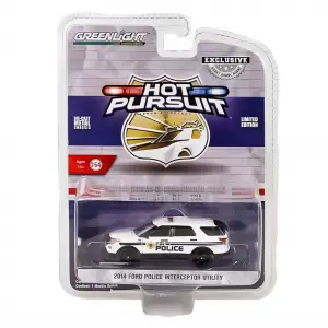 Greenlight Hot Pursuit 1:64 Hot Pursuit 2014 Ford Police Interceptor Utility - 43025-D