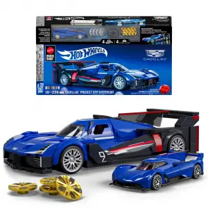 Hot Wheels Cadillac Project GTP Hypercar Yapı Oyuncağı Seti (236 Parça)