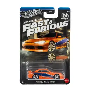 Hot Wheels Silver Series Fast Furious 25. Yıl Nissan Silvia S15 JBY48