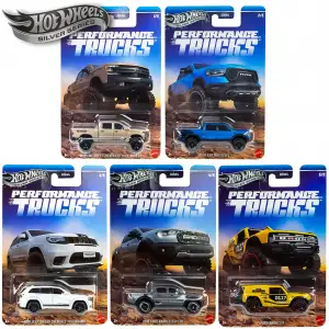 Hot Wheels Silver Series Performance Trucks Diecast Set GDG44 - 977T