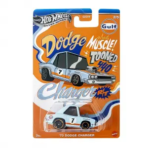 Hot Wheels Silver Tooned 70 Dodge Charge - JCB63