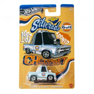 Hot Wheels Silver Tooned 83 Chevy Siverado - JCB64