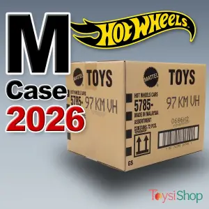 Hot Wheels Tekli Arabalar 2026 M Case - 72 Adetlik Kutu