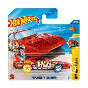 Hot Wheels Tekli Arabalar 70 Playmouth SuperBird - HW Art Cars - 87