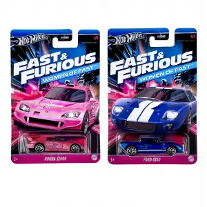 Hot Wheels Woman of Fast - Honda S2000 ve Ford GT 40 İkili Set