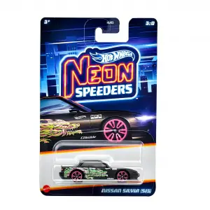 Hot Whels Neon Speeders Nissan Silvia (SI3)- HLH72-JBY94