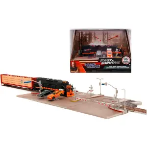 Jada Fast & Furious Nano Train Scene Diorama