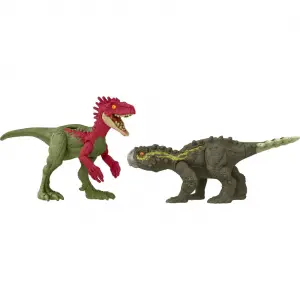 Jurassic World Danger Pack Eoraptor ve Stegouros, HLN49-HTK47