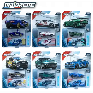 Majorette Showroom Deluxe Cars Moving Parts 6 Araçlık Set - Pur Sport