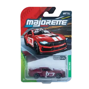 Majorette Racing Ford Mustang Dark Horse Diecast Model Araba