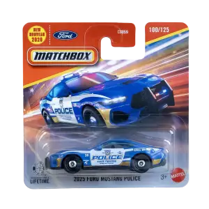 Matchbox 2025 Ford Mustang Police - 100