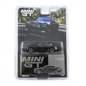 Mini GT 1:64 BMW i7 xDrive60 Black Sapphire Blister Ambalaj - MGT00802