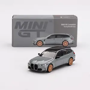 Mini GT 1/64 BMW M3 Competition Touring Brooklyn Grey - MGT00864
