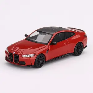 MINI GT: 1/64 BMW M4 Competition (G82) Toronto Red Metallic - MGT00566