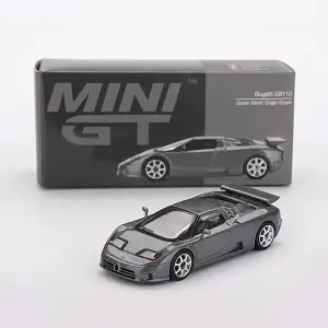 Mini GT 1/64 Bugatti EB110 Super Sport Grigio Scuro - MGT01002