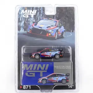 Mini GT 1/64 Hyundai i20 N Rally1 Hybrid 2024 Rallye Monte-Carlo Winner MGT00871-BL