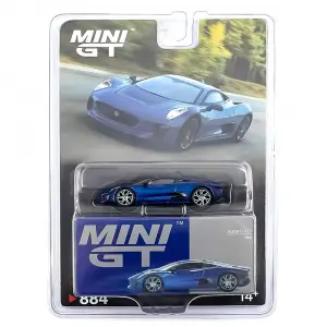 MINI GT: 1/64 Jaguar C-X75 Blue - Blister Paket - MGT00884-BL