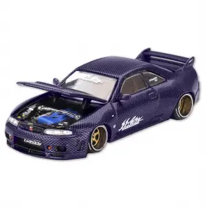 Mini GT 1/64 KaidoHouse Nissan Skyline GT-R (R33) Active Carbon R V2 - KHMG163