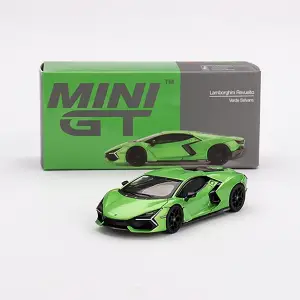 Mini GT 1/64 Lamborghini Revuelto Verde Selvans - MGT00789