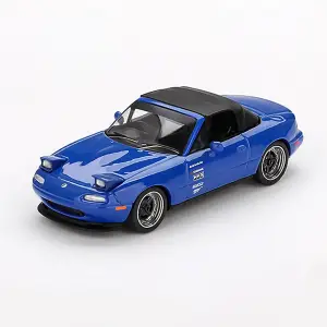 MINI GT: 1/64 Mazda Miata MX-5 (NA) Tuned Version Dark Blue - MGT01069
