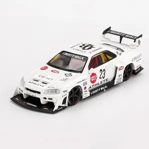 Mini GT 1/64 Nissan LB-ER34 Super Silhouette ATHLETE/COLLET - MGT01059