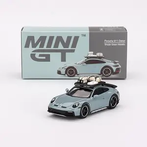 Mini GT 1/64 Porsche 911 Dakar Shade Green Metallic - MGT00780