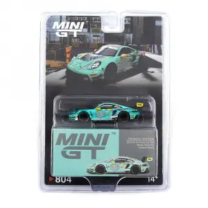 MINI GT: 1/64 Porsche 911 GT3 R #28 HubAuto Racing 2023 FIA GT World Cup 70th Macau Grand Prix - Blister Paket
