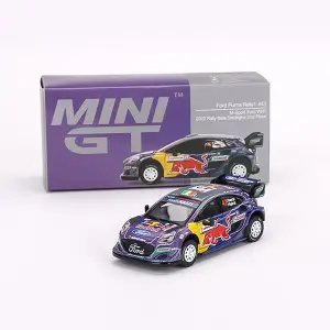 MINI GT Ford Puma Rally1 #42 M-Sport Ford WRT 2022 Rally Italia Sardegna 2nd Place- MGT00627
