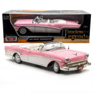 Motor Max 1:18 1957 Buick Roadmaster Pembe Klasik Model Araba - 73152